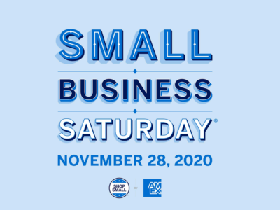 Event poster for Small Business Saturday