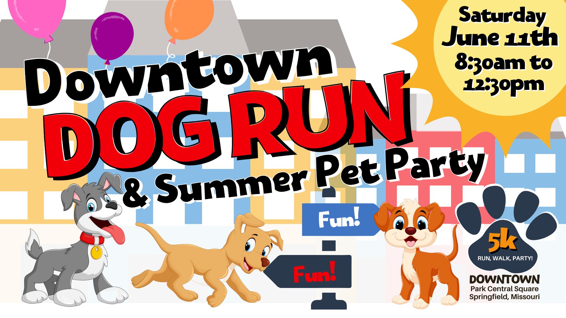 Downtown Dog Run & Summer Pet Party 2022