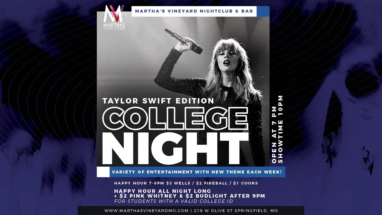 College Night: Taylor Swift Edition!