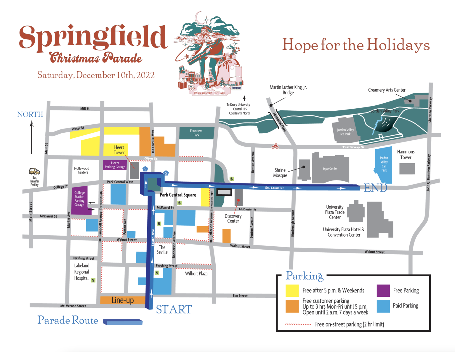 Springfield Christmas Parade It's All Downtown It's All Downtown