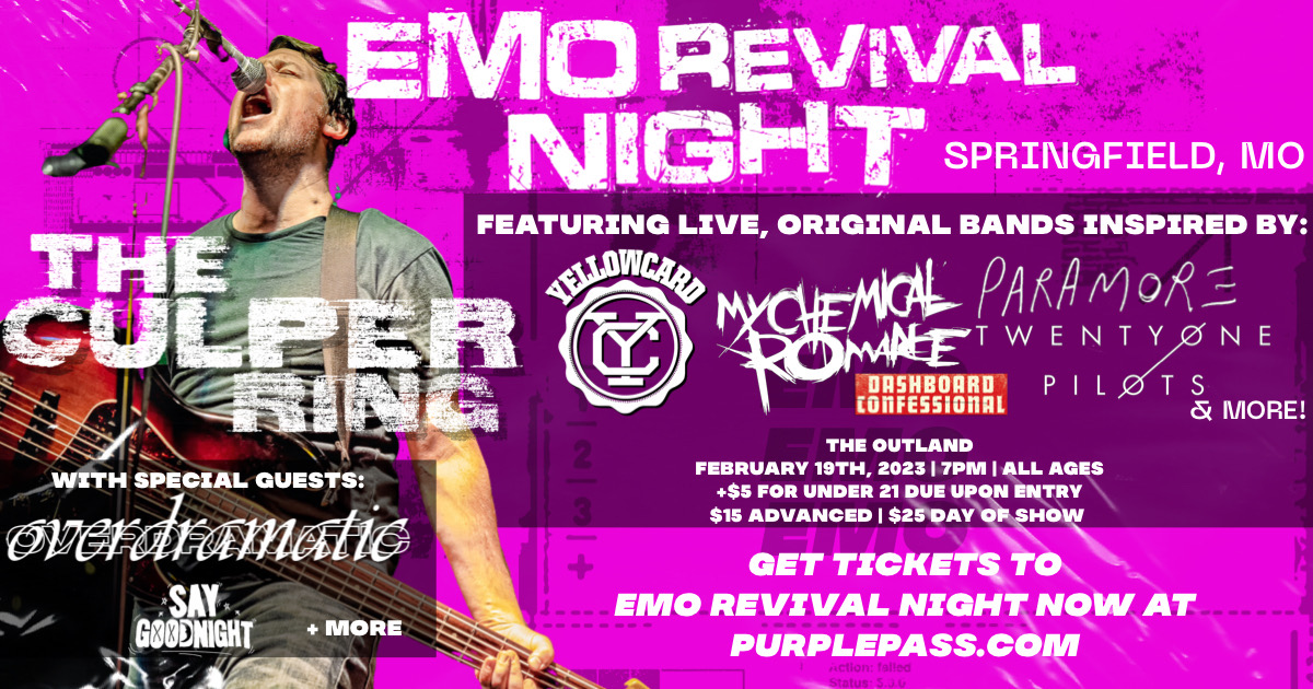 EMO REVIVAL NIGHT It s All Downtown It s All Downtown