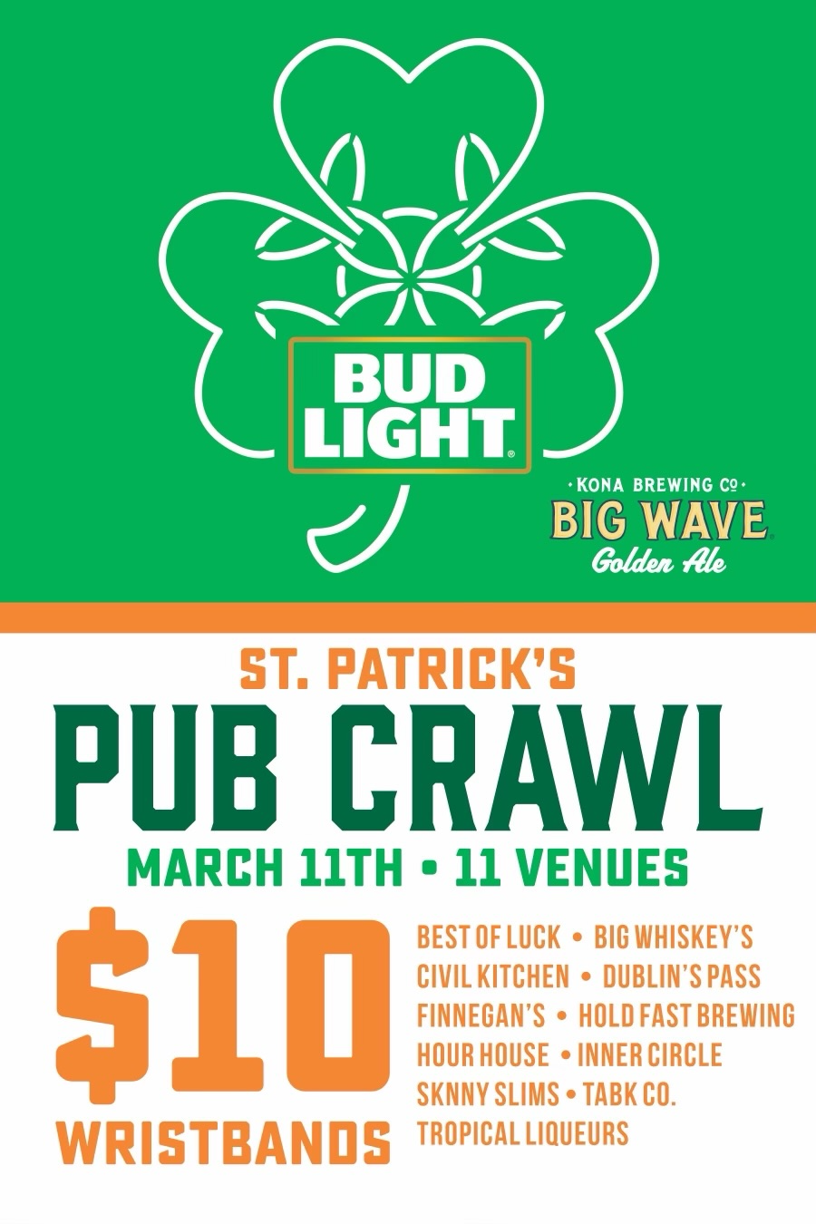 St. Patrick's Pub Crawl It's All Downtown It's All Downtown