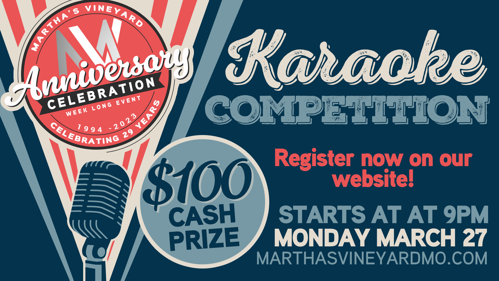 Martha's Anniversary Week – Karaoke Contest