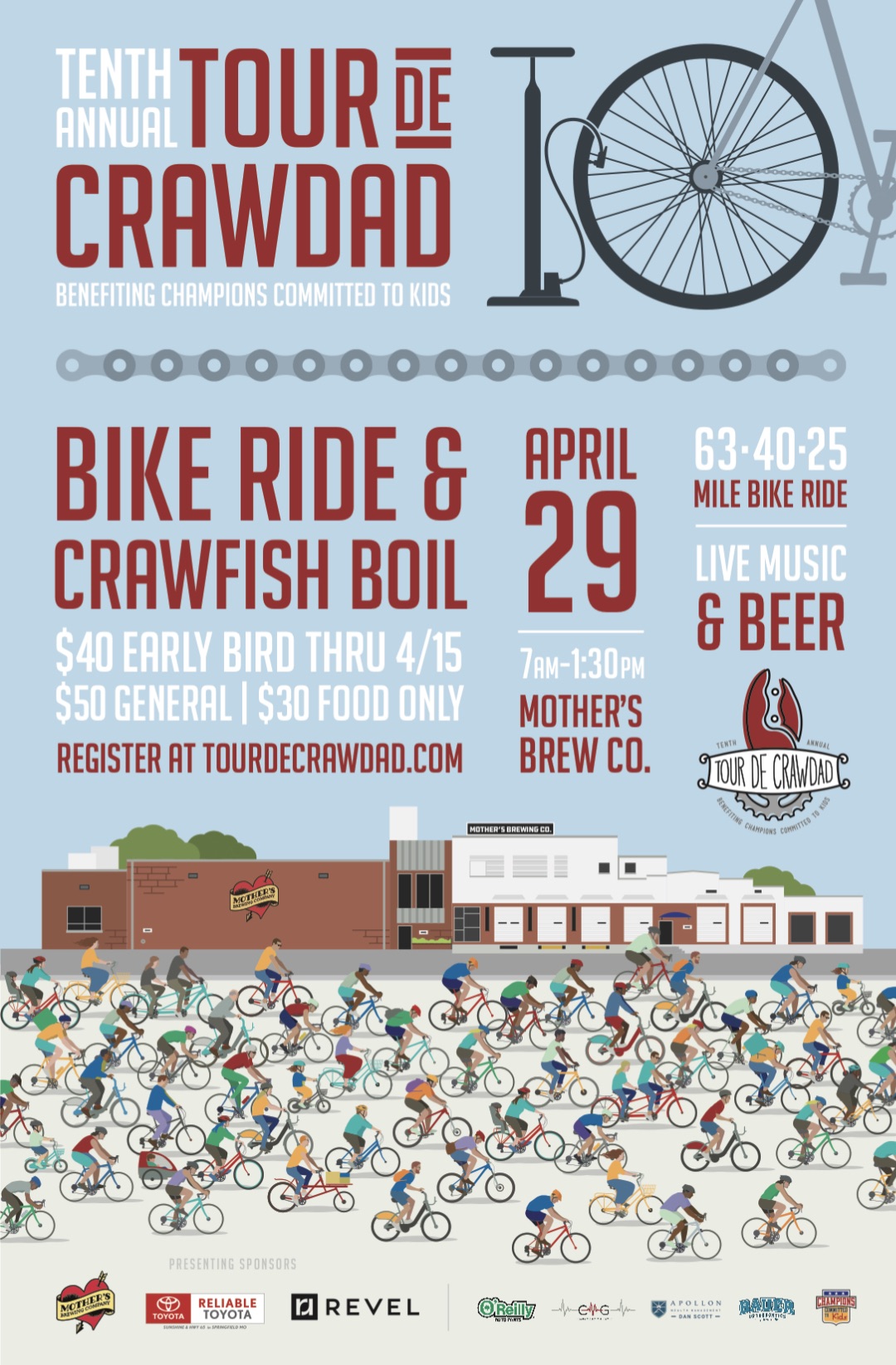 10th Annual Tour de Crawdad