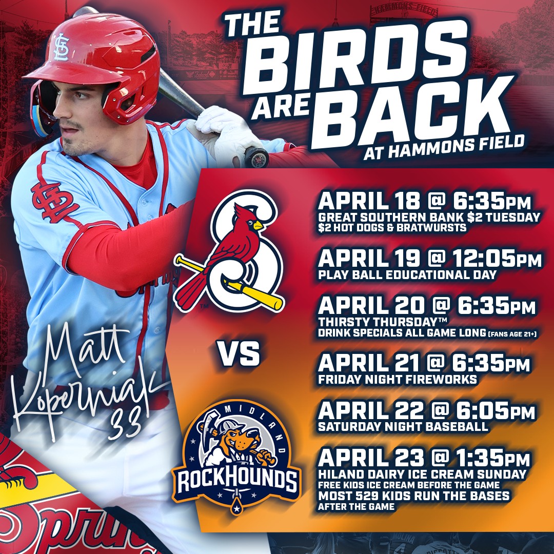 Springfield Cardinals vs. Midland RockHounds