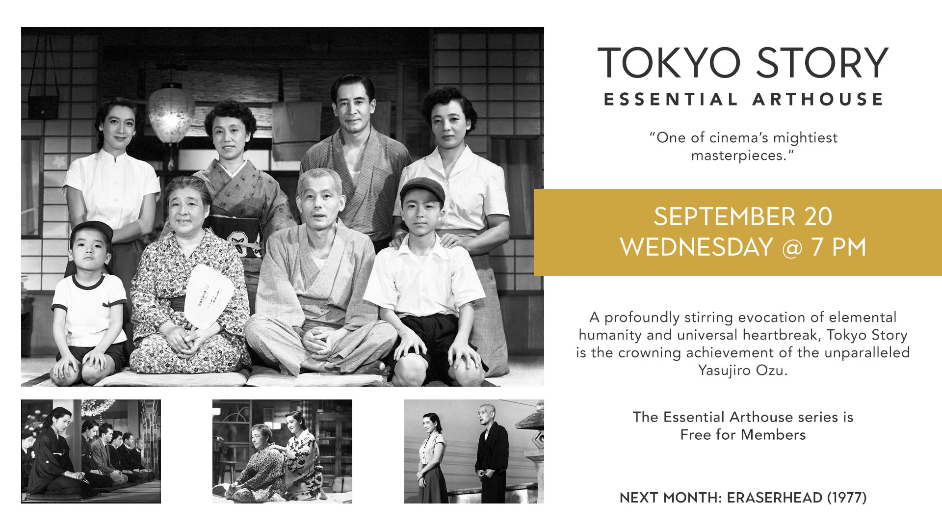 Essential Arthouse: Tokyo Story (1953) @ Moxie Cinema