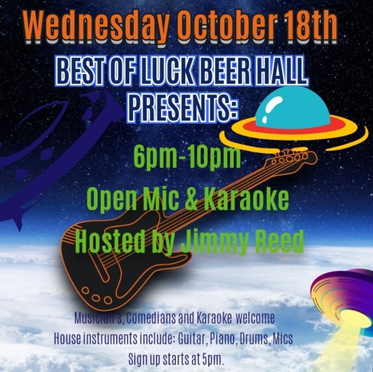 Best of Luck Open Mic