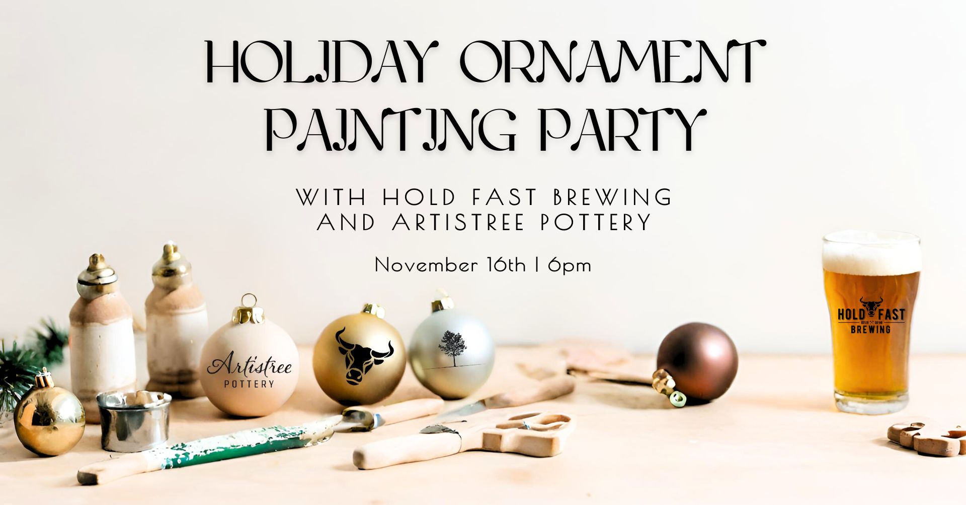 Holiday Ornament Painting Party