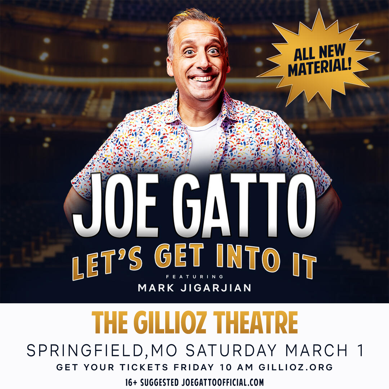 JOE GATTO: LET'S GET INTO IT featuring Mark Jigarjian