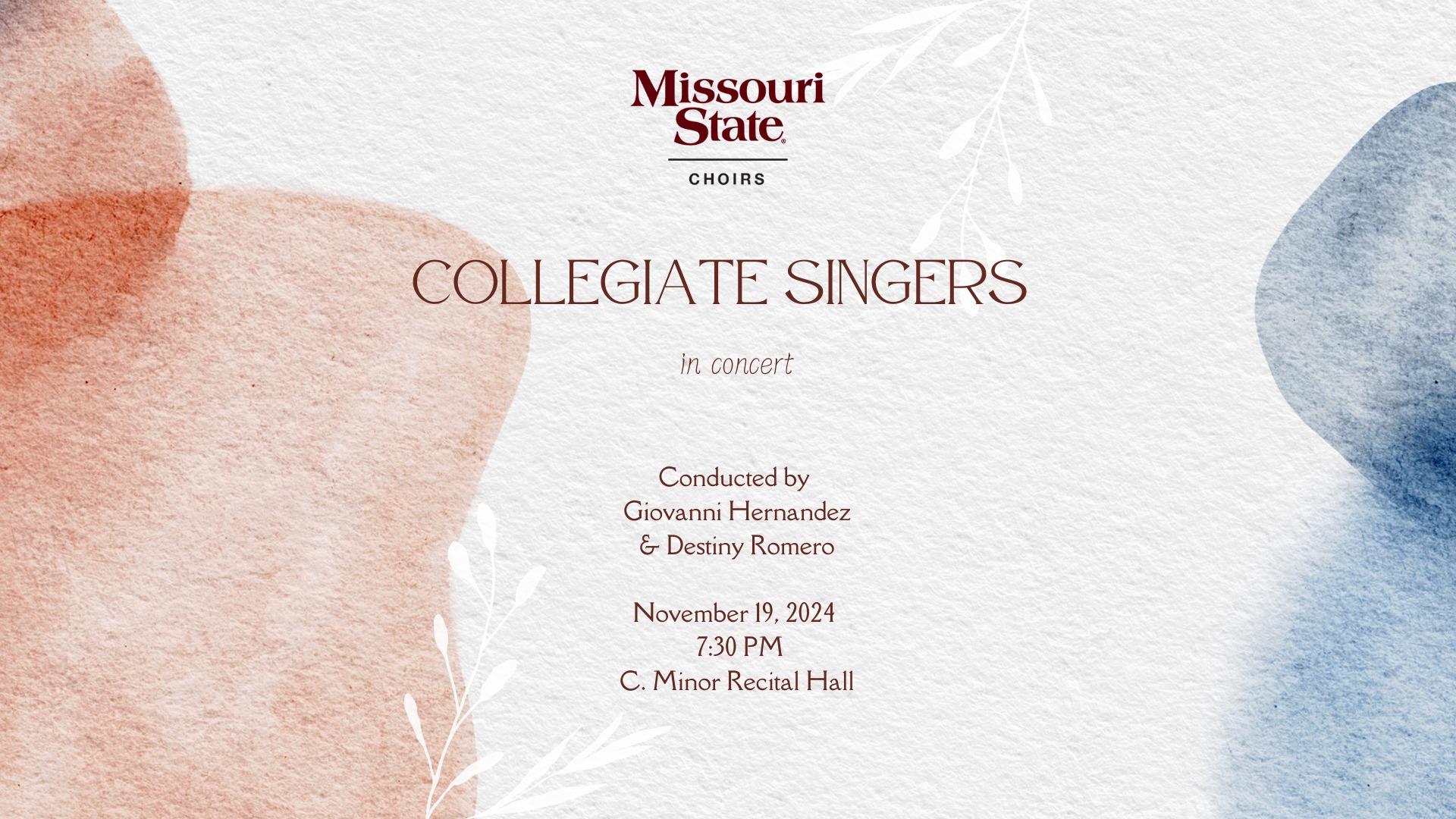 MSU Collegiate Singers in Concert