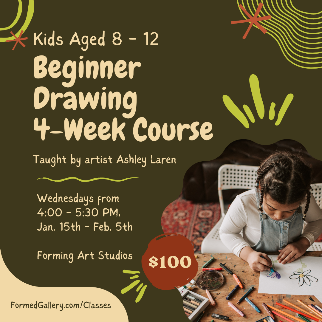 Kid’s Beginner Drawing: 4-Week Course