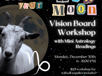 New Year, New Moon Vision Boards + Mini Astrology Readings