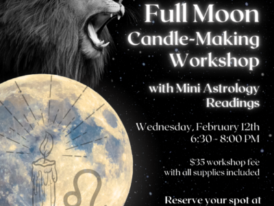 Leo Full Moon Candle-Making + Mini Astrology Readings