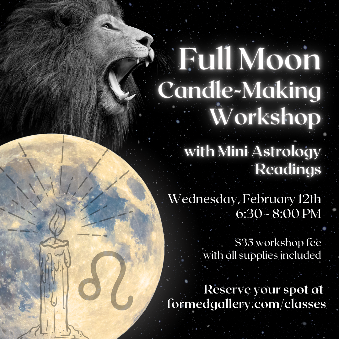 Leo Full Moon Candle-Making + Mini Astrology Readings