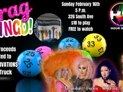 Drag BINGO benefitting No Reservatoins Food Truck