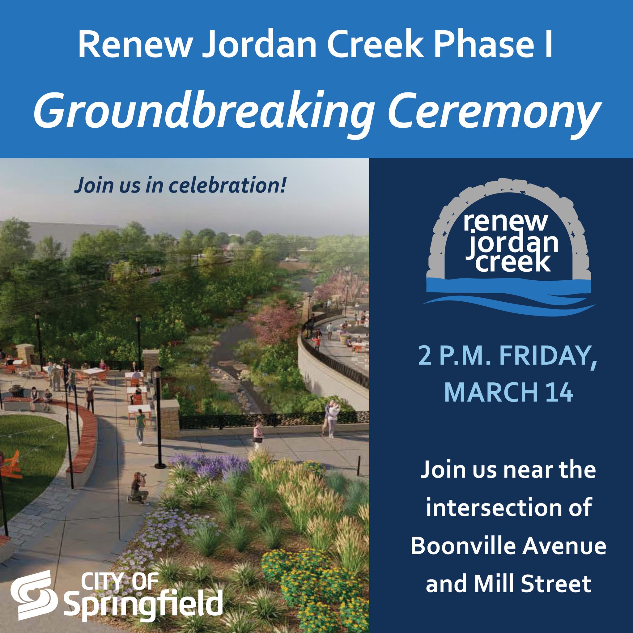 Renew Jordan Creek Phase 1 Groundbreaking Ceremony